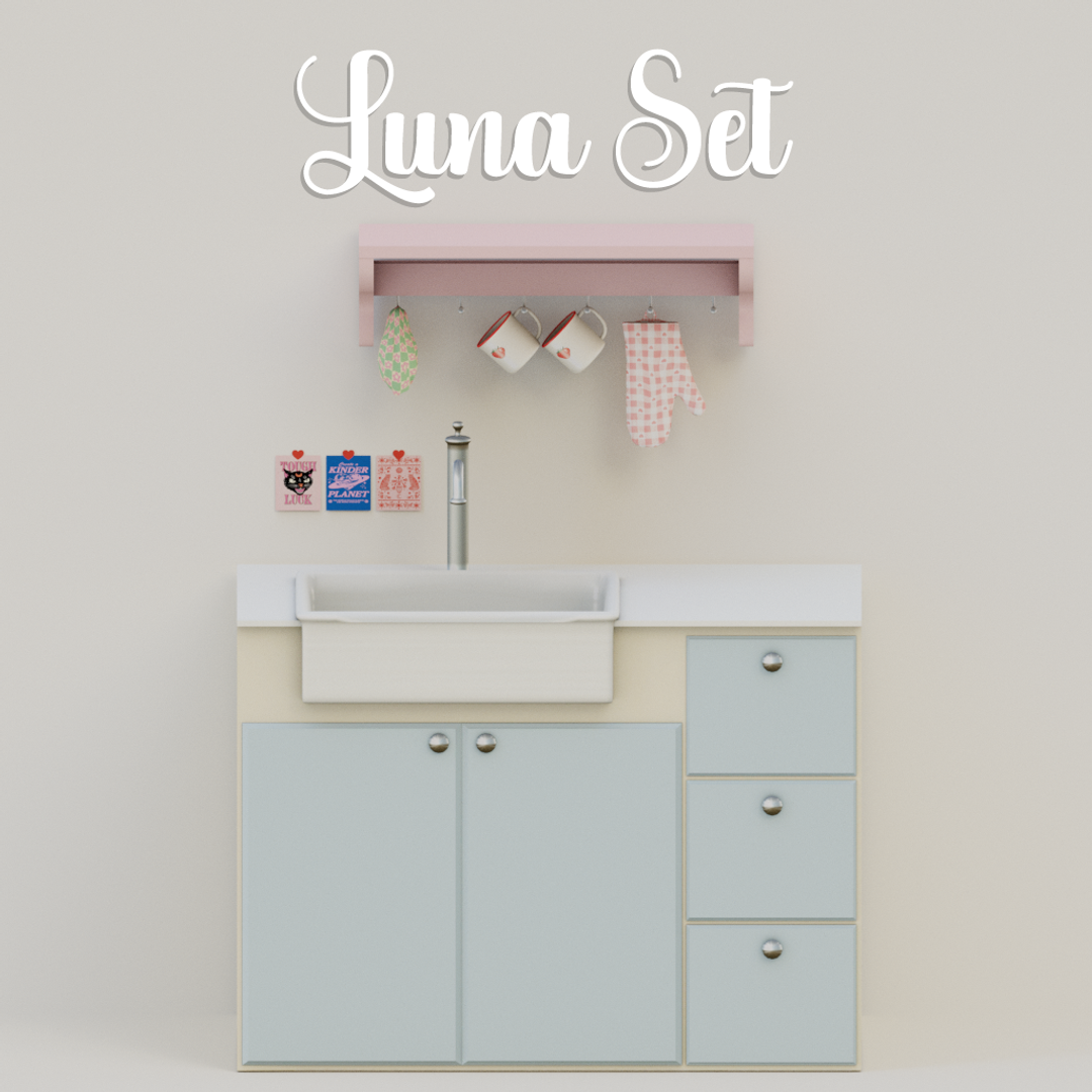 Скриншот мода Кухонный мини-набор Luna Set